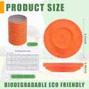 Silipull 100 Pcs Biodegradable Clay Pigeons, Standard 110mm Clay Targets Refill Skeet Targets Disks with 5 Scorecard, High-Visibility Target for Skeet & Trap Shooting, Practice Shattering Disc, 4.33 x 0.98"