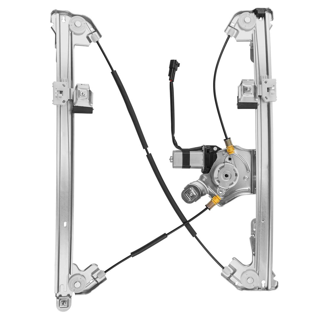 Vurkcy Front Left Driver Side Power Window Regulator with Motor Compatible with Ford F-150 2004-2008, Lincoln Mark LT Base 2006-2008, Standard Cab or Crew Cap, Replace OE 741-428