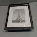 upsimples 8x10 Picture Frame Set of 5, Display Pictures 5x7 with Mat or 8 x 10 Without, Wall Gallery Photo Frames, Black