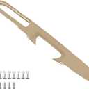 KAIRAY 80994 Front Left Driver Side Armrest, Door Panel Compatible with Chevy Silverado Avalanche Suburban GMC Sierra Yukon 2010-2014, Door Release Handle Above Armrest 27 in, Tan GM# 84127280