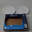 Corelle Livingware 8.5"/21.6cm Luncheon Plate 6 pack Winter Frost White