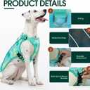 Kuoser Dog Cooling Vest for Dogs, Lightweight Cooling Shirt for Small Medium Large Dogs, Adjustable Pet Cooler Jacket with Reflective Stripe, UV Protection Pet Harness T-Shirt for Summer Outdoor