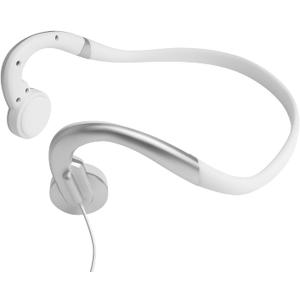 Wired Bone Conduction Earphones with Mic, Hands Free, All-Day Comfort, Open-Ear Design, Up to 6 Hours Talk time (Need Charge), 4 Pole  3.5mm 2.1m (6.9 ft) Length, Extension Cable (White)