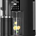 Reverse Osmosis Water Filter Countertop, 8-Stage RO Filtration System, Portable Water Purifier for Kitchen, Office, RV, No Installation, Black
