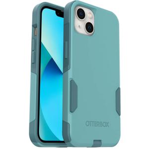 OtterBox iPhone 13 (Only) - Commuter Series Case - Riveting Way (Teal) - Slim & Tough - Pocket-Friendly - with Port Protection - Non-Retail Packaging