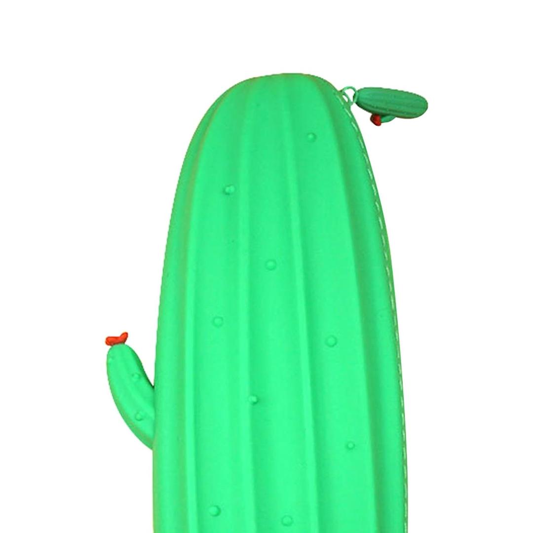 Waterproof Travel Makeup Brush, Storage Bag Green Cactus