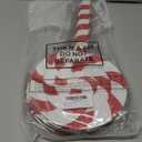 Huwena 6 Pcs 16'' Large Christmas Candy Ornaments Christmas Lollipop Ornament Double Sided Printing Peppermint Xmas Ornament Decorative Hanging Ornament Pendant for Xmas (Red, White,Wood)