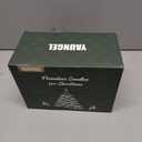 YAUNGEL Christmas Tree Flameless Candles,10-Key Remote and Timer, Real Wax Battery Operated 3D Wick LED Flickering Candles Realistic Christmas Tree for Christmas Holiday Indoor Dinner Decor, 2 Packs