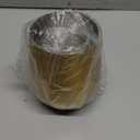 6 Pack Stemless Tumbler Glass, 17 OZ 18/8 Stainless Steel Unbreakable Glasses, Beer Glasses Cup Beer Mugs Set for Cocktails, Beer, Champaign, Whiskey, Juice (Gold)