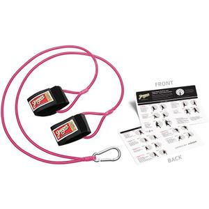 Jaeger J-Bands Resistance Bands for Pitchers. Baseball & Softball Pitching Trainer and Arm Trainer. Pitching Bands for Throwing. Training Equipment with Laminated Instruction Sheet (Regular - (Ages 13 & Above), Pink)
