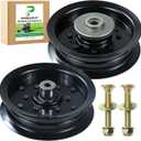 532196104 Idler Pulley with 532196106 Idler Pulley Replaces 532197379 532197380 for Husqvarna Z254 Z254f RZ5424 RZ5426 YTH2348 YTH24V48 YTH24K48 YTH24V54 LGT2654 LGT2554 MZ54 Tractors