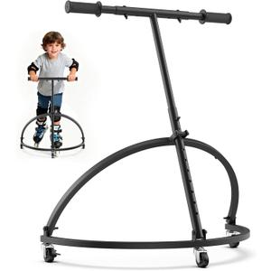 IMAYCC Skate Trainer for Kids - Adjustable Height Folding Roller Skater Aid Walker for Toddlers