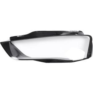 Headlight Lens Cover Headlight Headlamp Lense Clear Lens Cover No.8K0941043E for Audi A4 2013-2016 Black,Clear Pc 1 Pc Front Left Car