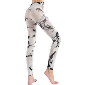 G&Y Opaque Tights for Women - 70D Control Top Pantyhose Running Yoga Leggings Athletic Pants (Tie Dye Black, S)