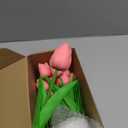 Real-Touch Artificial Tulips with 2 Ceramic Vases, 20 Stems Faux Floral Arrangement Set, Spring Easter Table Centerpiece, Modern Farmhouse Decor