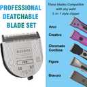 Pet Dog 5 in 1 Adjustable Standard Grooming Replacement Blade Compatible with Wahl Arco, Bravura,Chromado,Creativa,Figura,Motion,Bellissima and Li+ Pro Clippers (3 pcs)