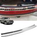 Rear Bumper Protector for Benz GLE 350 450 450e 580 W167 2020-2025 Mirror Stainless Steel Rear Bumper Sill Plate Guard Cover