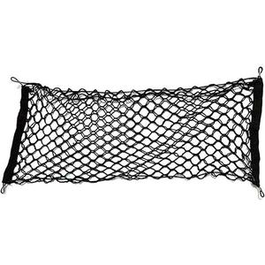 Vehicle-Mounted Trunk Storage mesh Pocket Foldable Double-Layer Storage net Non-Slip Elastic Cargo securing net