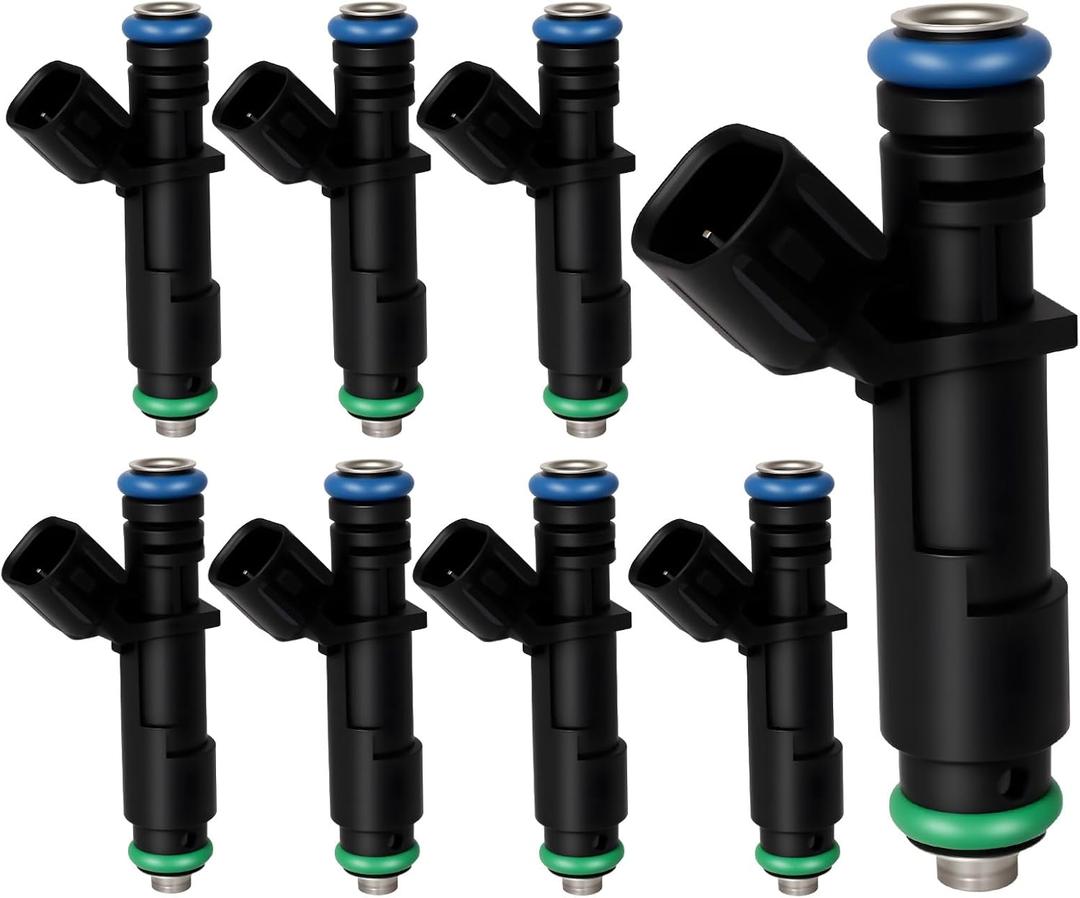2005-2007 Fuel Injectors 8PS Fit for Ford F150 F250 F350 Super Duty Expedition, for Lincoln Navigator Mark LT 2005-2007 V8 5.4L Replace 5C3Z9F593DA