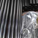 LANTEFUL 11 Tiers Tall Shoe Rack Holds 55 Pairs of Shoes with 18pcs Hooks Sturdy Wide Shoe Organizer Storage Free Standing Metal Shoe Shelf for Closet, Entryway Black