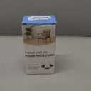 YOZON Chair Leg Floor Protectors for Hardwood Floors Felt Furniture Pads Silicone Caps 32 Pack Anti-Scratch Reduce Noise Clear Round Medium Fit 3/4" to 1-3/16" (19-30mm)