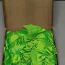 MECCANIXITY 50 Pcs Pre-Tied Bows Satin Ribbon Bows 4.5" Twist Ties Gift Bows for Craft DIY Candy Bags Christmas Wedding Decor Party Treat Bags Bright Green