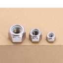 3/8-16 (15 Pcs) Hex Locknuts, Hexagon Head Lock Nuts, 304 Stainless Steel 18/8, Hex Drive, ASME/ANSI B18.6.6