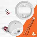 First Alert SMI100-AC, Hardwire Interconnect Smoke Alarm with Battery Backup, 1-Pack