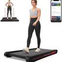 Sperax Walking Treadmill Pad with APP, 3 in 1 Under Desk Treadmill, 400W Low Noise Walking Vibration Pad with Remote Control,Portable Treadmills for Home Office