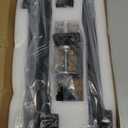 Heavy Duty Overhead Camera Desk Mount Stand 14.5"-41" with 1/4" Screw, 3-Section 360Rotatable Detachable Articulating Boom Arm with Enlarged Handle C Clamp, Tabletop Light Stand for Streaming Vlog