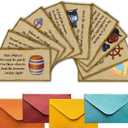 6 x Halloween Scavenger Hunt Game, Halloween Games for Family Treasure Riddle Hunt Game Activities, Halloween Indoor Outdoor Party Games Supplies Activities for Family Friends Gamer, A001