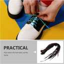 Flat Shoelaces 11 Pairs 44.8inch Athletic Flat Shoe Laces for Sneakers Sports Shoes Boots Skate Shoes, Black White Brown