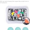 The Peanutshell Tummy Time Water Play Mat for Babies, Girls or Boys - High Contrast Sensory Developmental Toy, Infant Baby Floor Toys Games, Baby Essentials Must Haves - Montessori