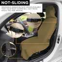Waterproof Seat Cover Towel, Premium Sweat Carseat Protector, Perfect for Universal Anti-Slip Car Truck SUV Seat, Great for Surfing Yoga Gym Workout, Brown