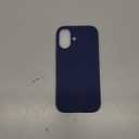 ORNARTO Compatible with iPhone 17 Case 6.3, Slim Liquid Silicone 3 Layers Full Covered Soft Gel Rubber Phone Case Protective Cover 6.3 Inch, Navy Blue