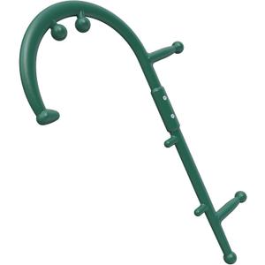 Back and Neck Massager, for Trigger Point Fibromyalgia Pain Relief and Self Massage Hook Cane Therapy (Greeen) (Green)