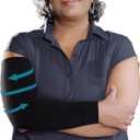 KEMFORD Compression Lymphedema Arm Sleeves for Women - 15-20 mmHg, 1 Pair, Medical Arm Brace for Swelling, Edema, Circulation (Small/Medium)