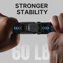 Stretchy Nylon Band Compatible with Samsung Galaxy Watch 8 Bands 40mm 44mm/ Watch 8 Classic 46mm, No Gap Wristband Sport Strap for Galaxy Watch 8 2025 Men with Magnetic Fidlock V-Buckle, Black L