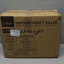 LiBa Electric Bug Zapper (2-Pack) Indoor Insect Killer - (4) Extra Replacement Bulbs - Fly, Mosquito Killer and Repellent - Lightweight, Powerful 2800V Grid, Easy-to-Clean, Removable Washable Tray