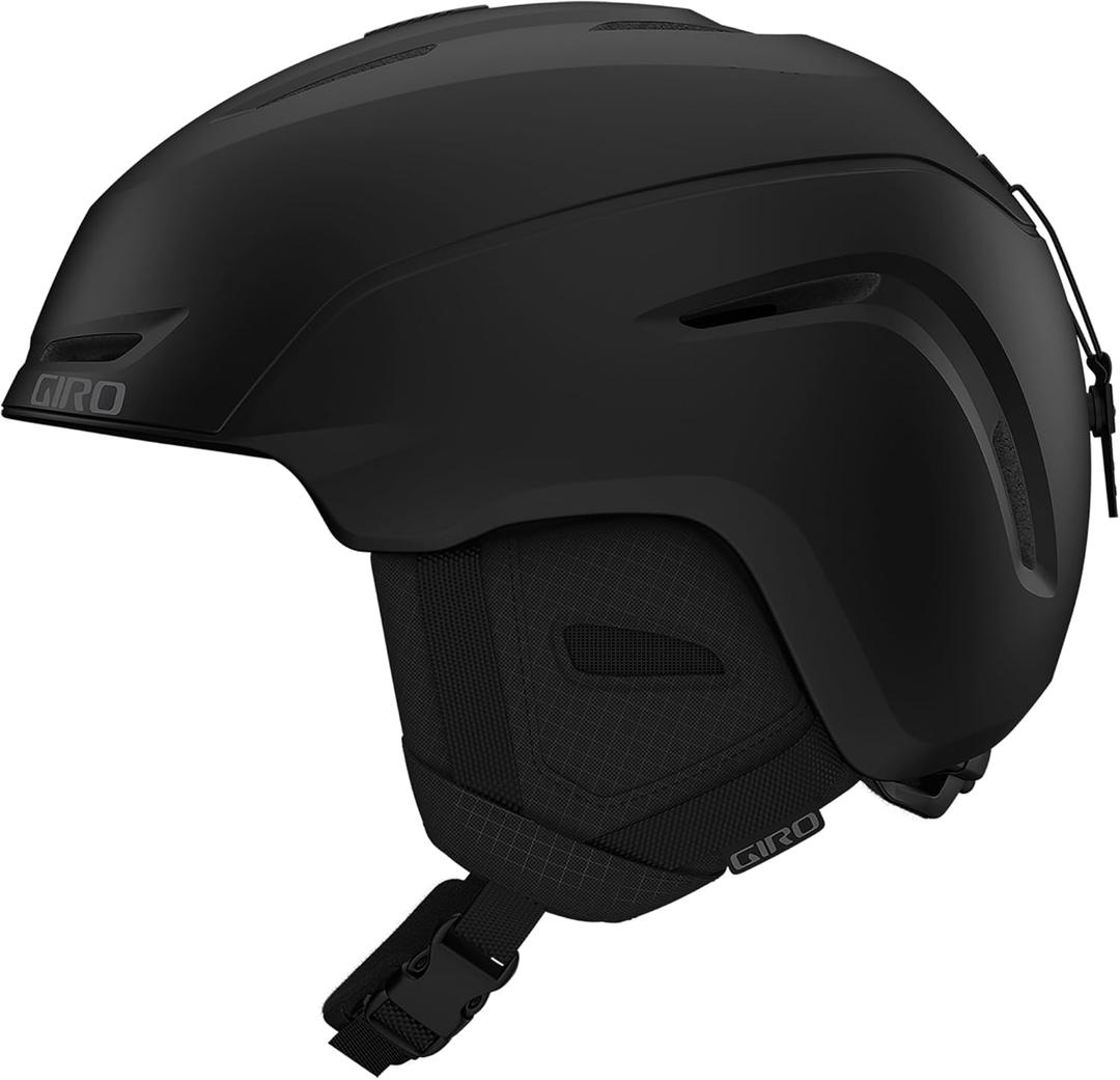Giro Neo Jr. Kids Ski Helmet - Snowboard Helmet for Youth, Boys & Girls (Medium, Matte Black)