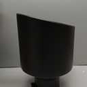 LCGP 5" Inlet 10" Outlet 15" Long Rolled End Angle Cut Bolt On Exhaust Tip Tail Pipe,Black Powder Coated.