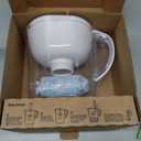 Brita Large Water Filter Pitcher for Tap and Drinking Water, Includes 1 Standard Filter, BPA-Free, Lasts Two Months, 10-Cup Capacity, Bright White