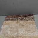 Arotive Microfiber Bathroom Rugs, Shaggy Soft and Absorbent Bath Rug, Non-Slip, Thick Plush Machine Washable Dry Bath Mats for Bathroom, Tub and Shower, 20x28", Brown