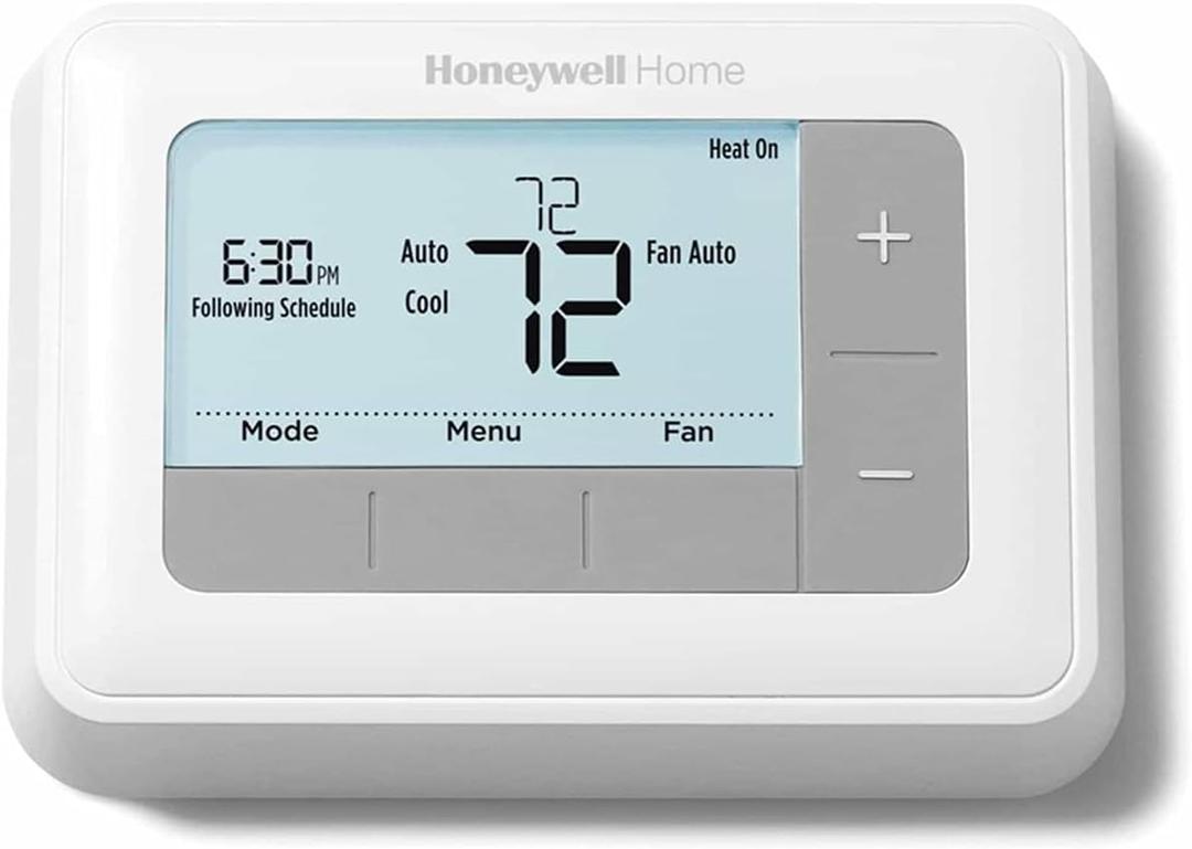 Honeywell Home RTH7560E 7-Day Flexible Programmable Thermostat-Extra-Large Backlit Display, White (No Size)