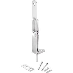 KS Hardware 6 Inch Sliding Flush Bolt (Satin Nickel)