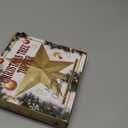 Christmas Tree Topper, 1PCS 4" Gold Glitter Star Tree Topper, 3D Xmas Shatter-Proof Mini Bethlehem Star Tree Topper Decorations, Waterproof Christmas Decor for Holiday Home Outdoor Ornament