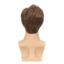 Kaneles Mens Short Brown Wig Synthetic Replacement Costume Halloween Natural Hair Wigs