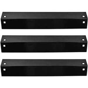 Grill Replacement Parts for Char Griller Chargriller 5050 5650 3001 Grills, Porcelain Steel Heat Plate, Heat Shield, Flame Shield, Burner Cover, Flavor Bars Replacement for Chargriller, King Griller