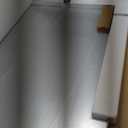 LOAAO 24X32 Inch Bathroom Mirror with Wood Grain Colored Metal Frame, Rounded Rectangle Metal Framed Bathroom Mirror, Anti-Rust, Hangs Horizontally or Vertically