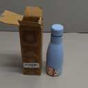 BJPKPK Insulated Water Bottle 12oz Small Stainless Steel Water Bottles Reusable Metal Thermal Keep Cold and Hot,Sky Blue